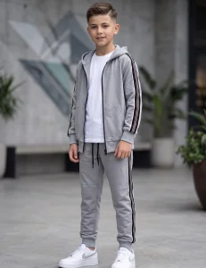 Dres z lampasem / light grey 