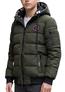 Kurtka zimowa bomberka FASHION / khaki
