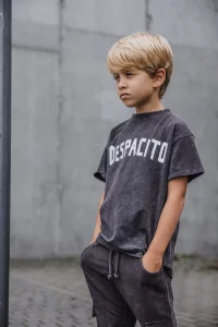 T-shirt dekatyzowany DESPACITO / acid navy brown
