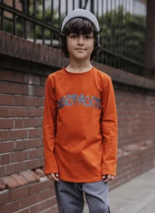 Longsleeve z nadrukiem DESPACITO / cegła