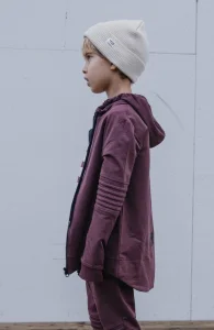Bluza parka z zakładkami / cocoa dust DESPACITO 