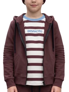 Bluza parka z zakładkami / cocoa dust DESPACITO 