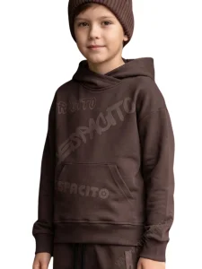 Bluza z grawerowanym nadrukiem / czekolada DESPACITO 