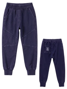 Spodnie dekatyzowane regular fit / vinage deep navy NUNU 