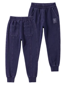 Spodnie dekatyzowane joggers / vinage deep navy NUNU 