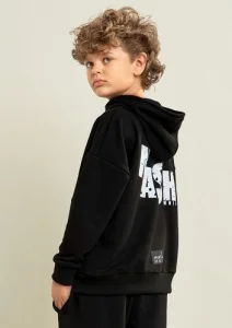 Bluza WOLF z kapturem / czarna MASHMNIE