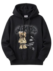 Bluza z kapturem UNLIMITED / czarna 