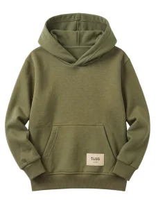 Bluza dresowa hoodie / oliwka TUSS